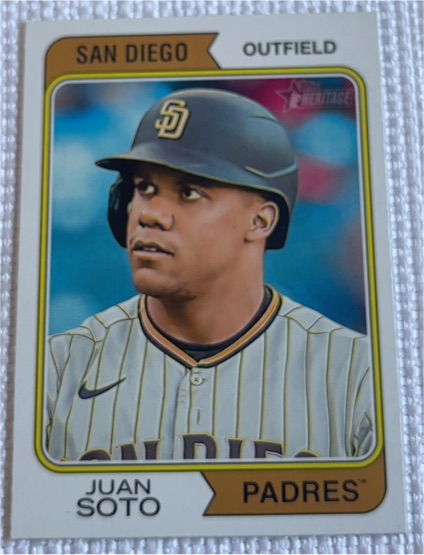 2023 Topps Heritage #364 Juan Soto — front