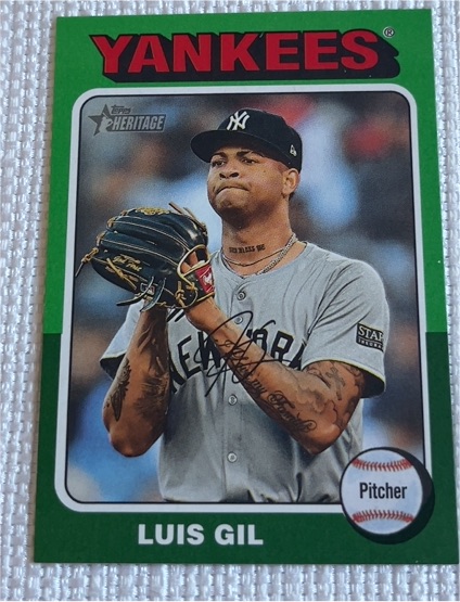 2024 Topps Heritage High Number #601 Luis Gil — front