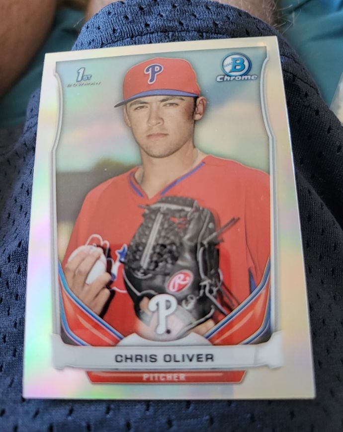 2014 Bowman Chrome Draft #CDP106 Chris Oliver — front