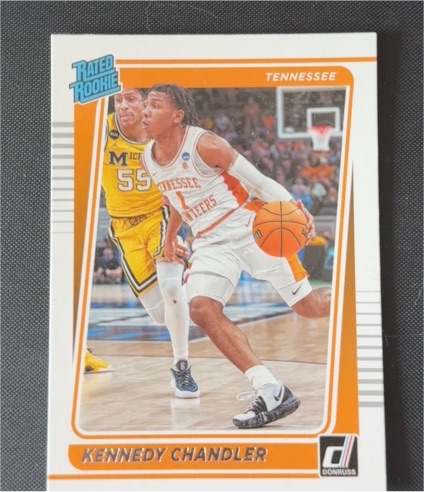 2022 Donruss Rated Rookie #17 Kennedy Chandler — front