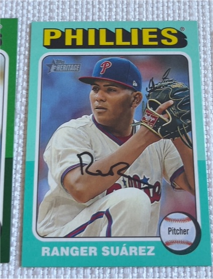 2024 Topps Heritage High Number #685 Ranger Suárez — front