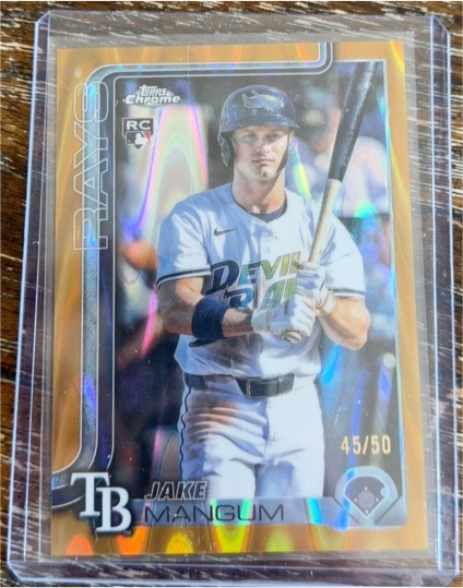 2025 Topps Chrome Update #USC176 Jake Mangum — front