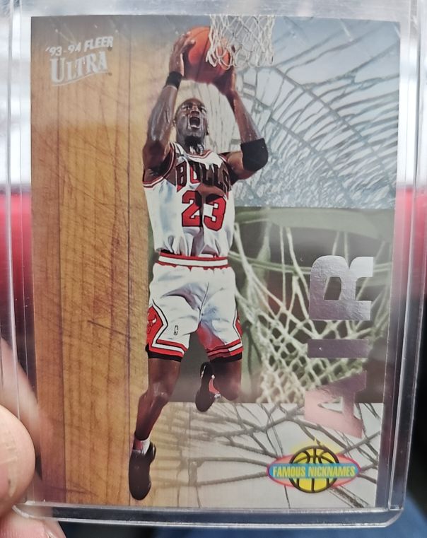 1993-94 Fleer Ultra #7 Michael Jordan Famous Nicknames — front