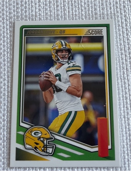 2025 Panini Score #119 Jordan Love — front