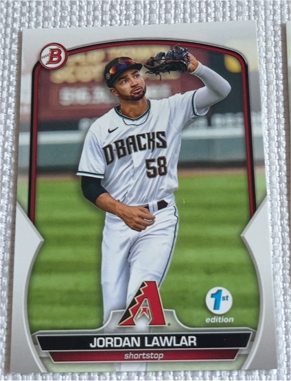 2023 Bowman #BP-92 Jordan Lawlar — front