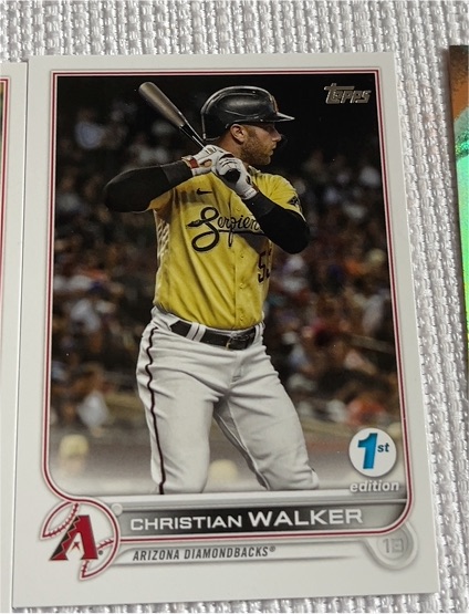 2022 Topps Series 1 #75 Christian Walker — front