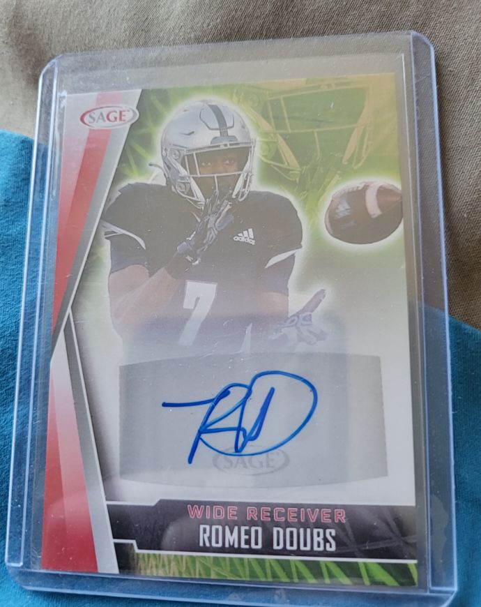 2022 SAGE Low Series #A-RD Romeo Doubs — front