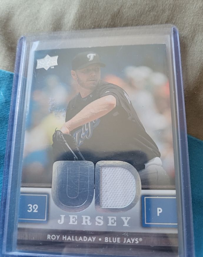 2008 Upper Deck UD Game Jersey #UD-RH Roy Halladay — front
