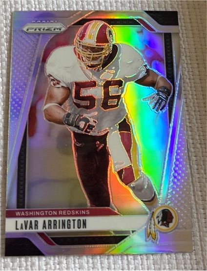 2024 Panini Prizm #295 LaVar Arrington Silver Prizm — front
