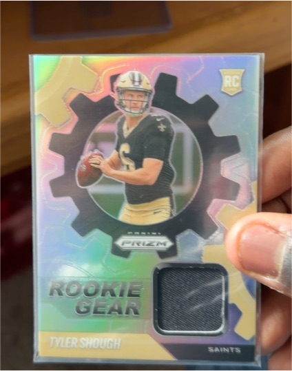 2025 Panini Prizm Rookie Gear #RGR-TSH Tyler Shough — front