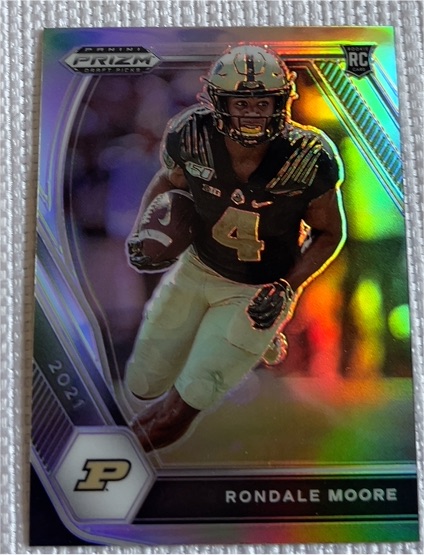 2021 Panini Prizm Draft Picks #129 Rondale Moore RC Purdue Boilermakers — front