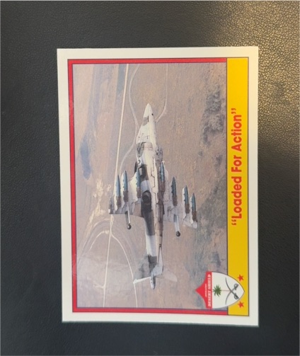 1991 Pacific Operation Desert Shield #71 Loaded For Action — front