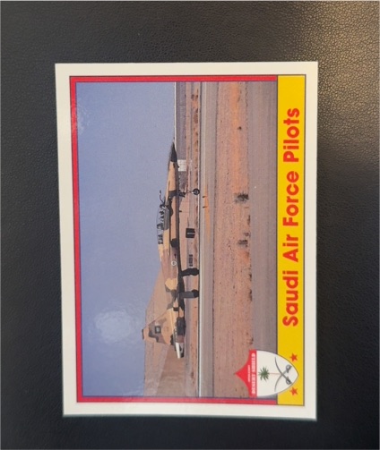 1991 Pacific Operation Desert Shield #109 Saudi Air Force Pilots — front