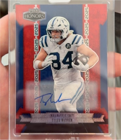 2025 Panini Honors #5 Tyler Warren — front