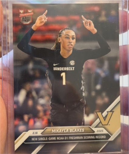 2024-25 Topps Bowman U Now NCAA #70 Mikayla Blakes Vanderbilt Commodores — front