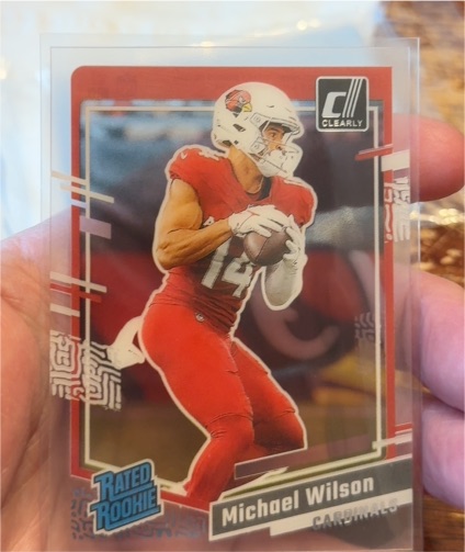 2023 Panini Clearly Donruss #76 Michael Wilson — front