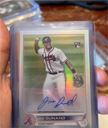 2022 Topps Chrome Update #AC-JDD Joe Dunand — front