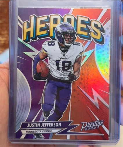 2023 Panini Prestige #H-8 Justin Jefferson — front