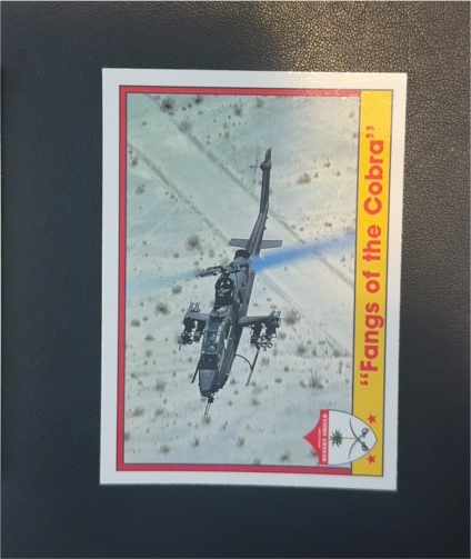 1991 Pacific Operation Desert Shield #81 Fangs of the Cobra — front