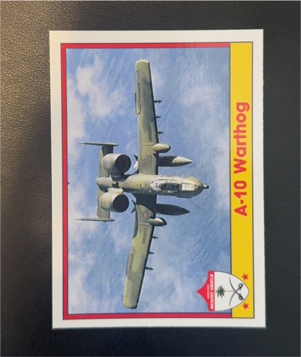 1991 Pacific Operation Desert Shield #89 A-10 Warthog — front