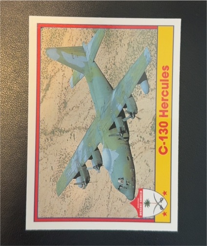 1991 Pacific Operation Desert Shield #91 C-130 Hercules — front
