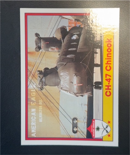 1991 Pacific Operation Desert Shield #100 CH-47 Chinook — front