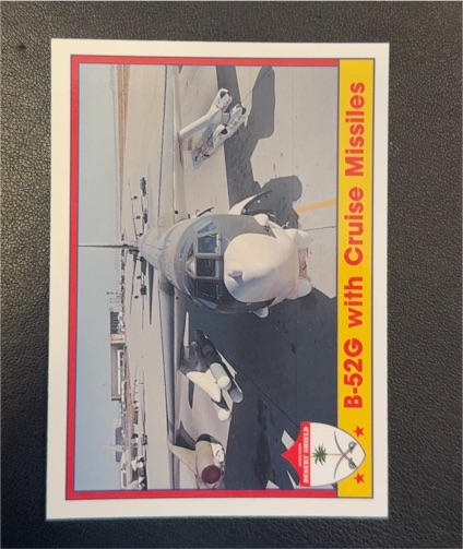 1991 Pacific Operation Desert Shield #102 B-52G with Cruise Missiles — front