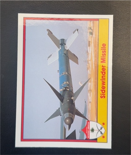 1991 Topps Desert Storm #49 The Sidewinder Missile — front