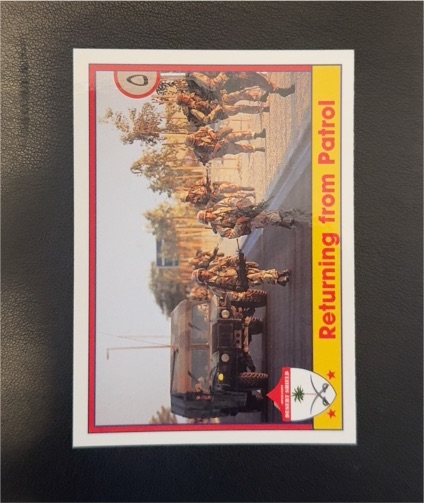 1991 Pacific Operation Desert Shield #18 Returning From Patrol — front