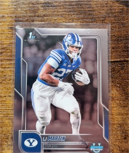 2025 Bowman Chrome University #108 LJ Martin — front