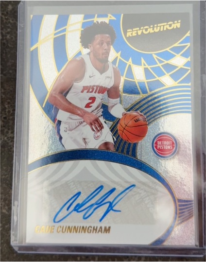 2024-25 Panini Revolution #AU-CAD Cade Cunningham — front