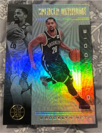 2019-20 Panini Illusions #50 Spencer Dinwiddie — front