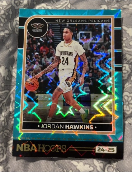 2024-25 Panini NBA Hoops #109 Jordan Hawkins — front