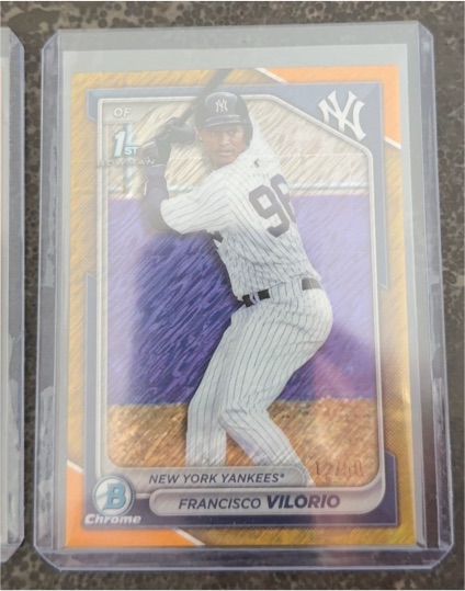 2024 Bowman Chrome #BCP-169 Francisco Vilorio — front