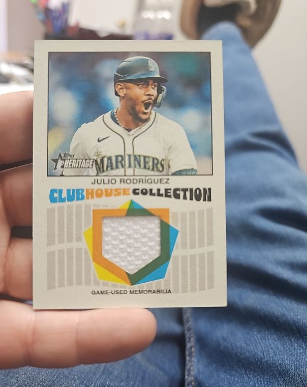 2025 Topps Heritage Clubhouse Collection #CCR-JR Julio Rodriguez — front