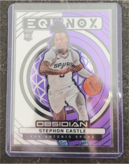 2024-25 Panini Obsidian Equinox #6 Stephon Castle — front