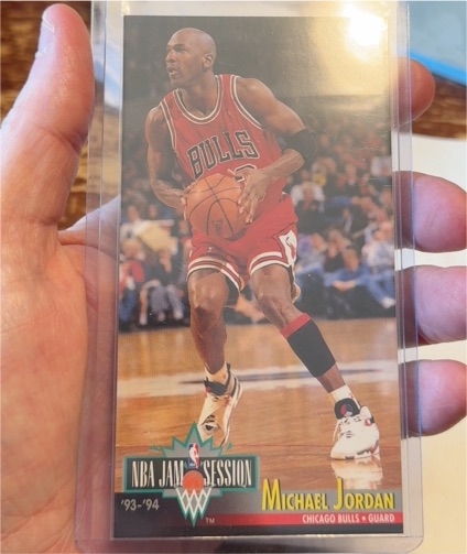 1993-94 Fleer NBA Jam Session #33 Michael Jordan — front