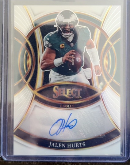 2025 Panini Select Jalen Hurts Autograph — front