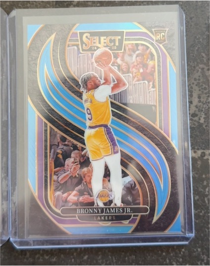 2024-25 Panini Select #179 Bronny James Jr. — front