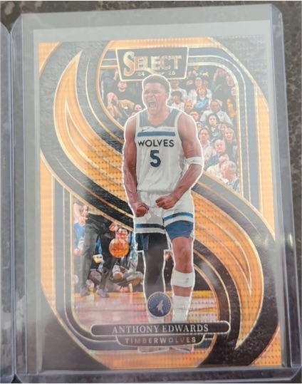 2024-25 Panini Select Premier Level #130 Anthony Edwards — front