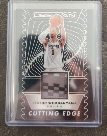 2024 Panini Obsidian #CE-VWS Victor Wembanyama Cutting Edge — front