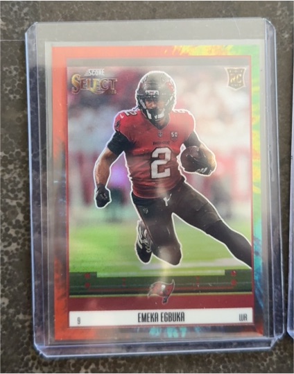 2025 Panini Select #9 Emeka Egbuka — front