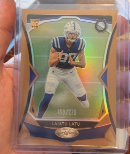 2024 Panini Certified #111 Laiatu Latu — front