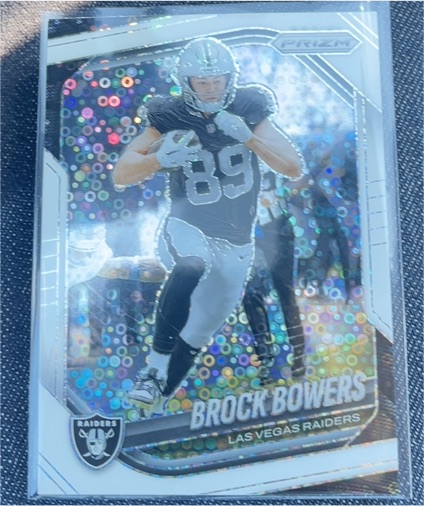 2025 Panini Prizm #6 Brock Bowers White Disco — front