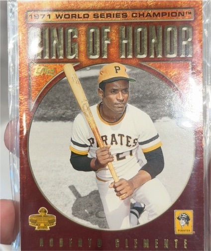 2009 Topps #RH26 Roberto Clemente Ring of Honor — front