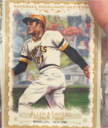 2012 Topps Allen & Ginter #BH-24 Roberto Clemente — front