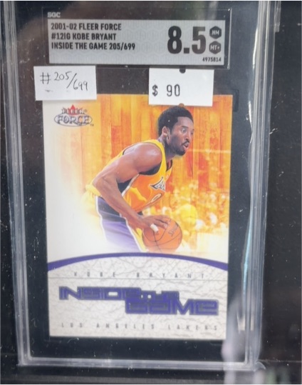 2001-02 Fleer Force #1210 Kobe Bryant Inside The Game — front