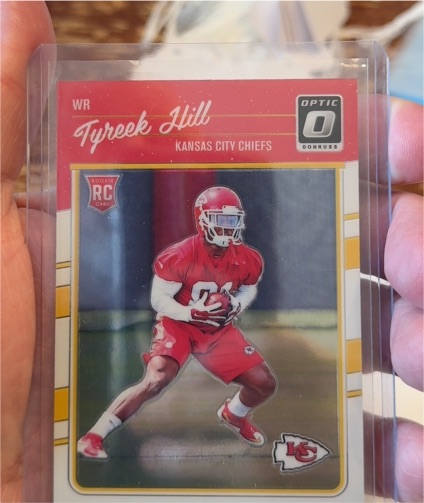 2016 Donruss Optic #117 Tyreek Hill — front