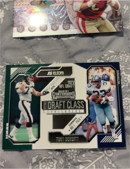 2024 Panini Contenders Historic Draft Class #1 Joe Klecko Tony Dorsett — front