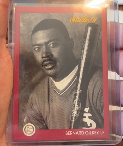 1991 Leaf Studio #231 Bernard Gilkey — front